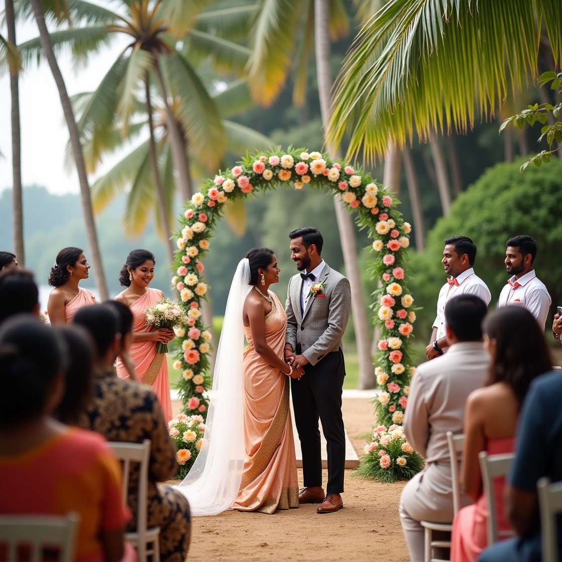 Sri Lankan Outdoor Wedding Planning - TFSL Wedding Event Management Colombo
